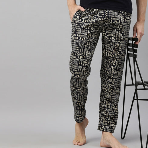 White Checks Lounge Pant